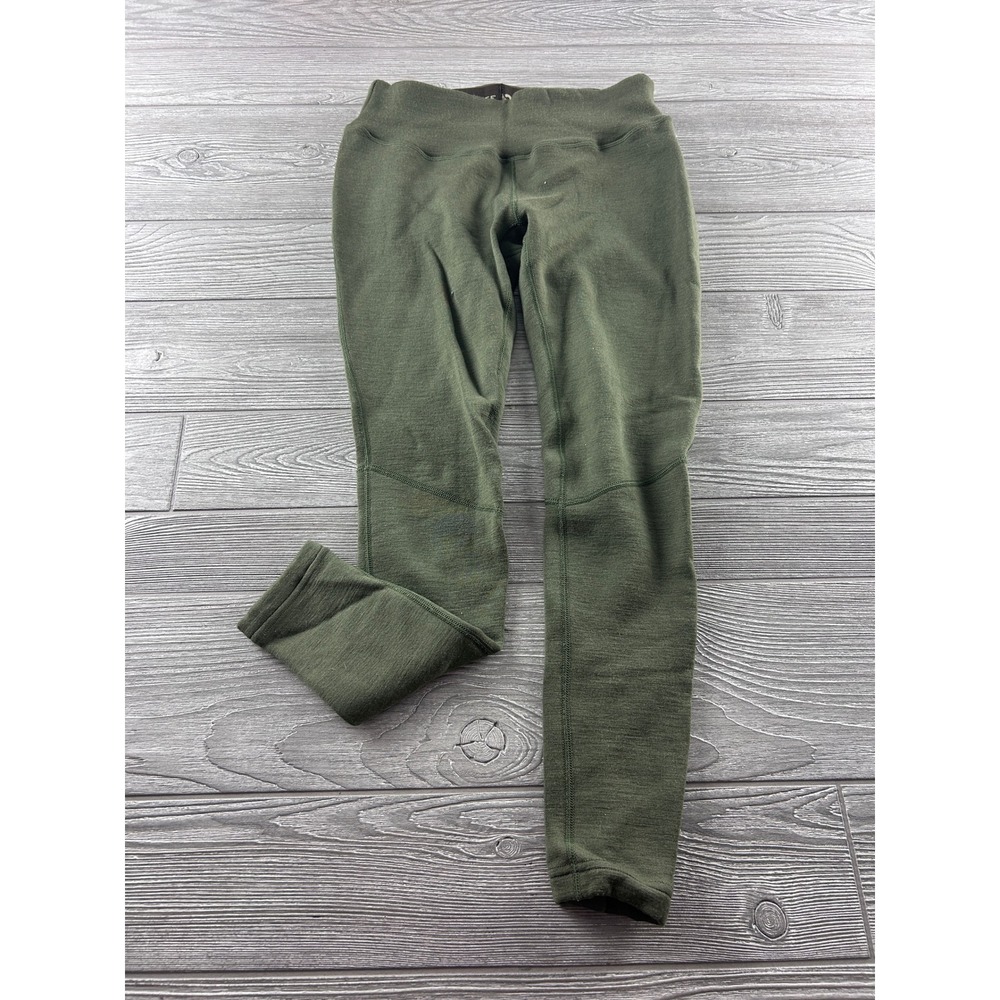 First Lite Furnace EXP 350 MerinoX Leggings Womens Medium Olive Green Pine 1593